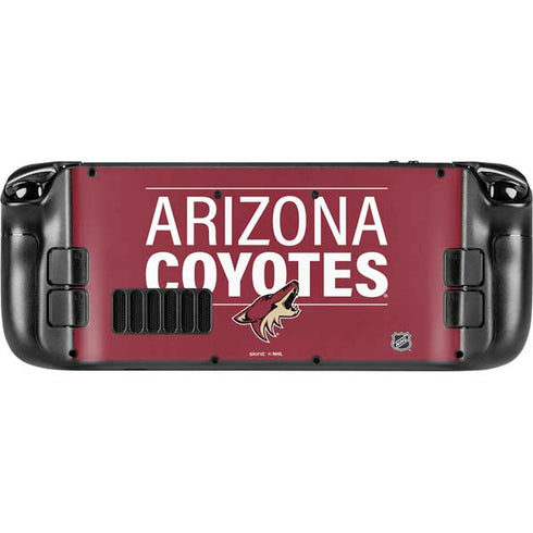 NHL Arizona Coyotes Lineup Steam Deck Handheld Gaming Computer Skin